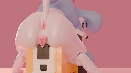 animal_genitalia animal_vulva anthro anus black_anus black_eyebrows black_eyes black_nose black_vulva blocky_body blue_body blue_fur butt canine_genitalia canine_vulva duo eyebrows eyelashes female female/female female_feral feral feral_on_feral from_behind_position fur genitals looking_back mounting orange_body orange_fur pink_anus pink_background pink_vulva puffy_vulva quadruped raised_tail rear_view sex simple_background snout tail tribadism vaginal vulva wet wet_butt wet_legs white_body white_fur white_legs white_tail swoomy disney microsoft minecraft mojang oliver_and_company xbox_game_studios georgette_(disney) mango_(digitoxici) canid canine canis domestic_dog fox fox_(minecraft) mammal poodle 16:9 3d_(artwork) digital_media_(artwork) hi_res widescreen