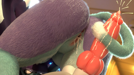 after_vaginal animal_genitalia animal_penis anthro anus balls bareback big_butt blurred_background bodily_fluids breasts butt canine_genitalia canine_penis cum cum_from_vagina cum_in_vagina cum_inside cum_on_penis cum_on_tail duo dutch_angle ejaculation erection faceless_anthro faceless_character faceless_male female fur genital_fluids genitals inside knot knotted_penis male male/female palmorph penis penis_tip pink_penis purple_body purple_fur sex sheath tail tail_around_penis tail_fetish tail_play tail_sex tailjob teal_body teal_fur thick_thighs vulva white_balls white_body white_sheath mrs_dexie calixto_(modeler) furromantic_(modeler) palworld pocketpair katress_(furromantic) canid canine felid feline katress mammal pal_(species) 2026 3d_(artwork) absurd_res digital_media_(artwork) hi_res