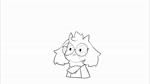 anthro blush clothed clothing eyewear fur glasses hair headbutt male open_mouth scarf simple_background solo sound_effects white_background young young_anthro kinkykong deltarune undertale_(series) ralsei bovid caprine goat mammal 16:9 animated digital_media_(artwork) hi_res short_playtime sound webm widescreen