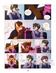 2016 5_fingers anthro aycee begging ben_(roanoak) black_clothing black_hair black_nose black_topwear brown_body brown_countershading brown_fur brown_hair brown_nose canid canine canis cheek_tuft clock clothed clothing comic countershade_face countershade_torso countershading dialogue digital_media_(artwork) dress_shirt duo english_text eyebrows facial_tuft fangs female fingerless_(marking) fingers front_view fully_clothed fur gift gloves_(marking) grey_body grey_countershading grey_fur grin hair heart_symbol humanoid_hands inner_ear_fluff looking_aside looking_at_viewer male mammal maned_wolf markings multicolored_body multicolored_fur number orange_body orange_fur page_number patreon patting puppy_eyes purple_clothing purple_topwear red_eyes sandra_(roanoak) shirt short_hair side_view sigh simple_background smile speech_bubble t-shirt teeth text topwear tuft two_tone_body two_tone_fur url vest watch white_body white_countershading white_fur wide_eyed wolf wristwatch yellow_eyes