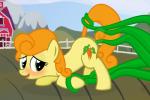 20pixels 3:2 blush carrot_top_(mlp) cloud cutie_mark earth_pony equid equine female friendship_is_magic fur green_eyes hair hasbro horse mammal my_little_pony orange_hair outside penetration pony sky solo tentacles vaginal vaginal_penetration yellow_body yellow_fur