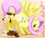 anus blush carrot cutie_mark duo feathered_wings feathers feces feces_as_food female feral food fruit genitals plant plate pooping pooping_on_plate pussy scatplay text tomato vegetable wings suvaru friendship_is_magic hasbro my_little_pony mythology angel_(mlp) fluttershy_(mlp) equid equine mammal mythological_creature mythological_equine pegasus english_text japanese_text