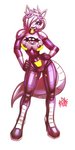 anthro blue_eyes bodysuit breasts camel_toe clothing eyewear female goggles latex latex_clothing latex_skinsuit looking_at_viewer nipples rubber_clothing simple_background skinsuit solo tight_clothing meshpet sega sonic_the_hedgehog_(series) fan_character felid feline mammal hi_res