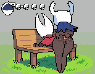 anal anal_penetration anthro balls bench bent_over black_body black_eyes blue_cape blue_clothing cape clothed clothing duo female from_behind_position genitals gesture greeting_viewer larger_female looking_back male male/female nutt partially_clothed penetration penile penile_penetration penis penis_in_ass perching_position red_cape red_clothing sex simple_background size_difference smaller_male vulva waving waving_at_viewer white_head simon404 hollow_knight_(franchise) team_cherry hornet_(hollow_knight) the_knight_(hollow_knight) arachnid arthropod spider vessel_(species) 2026 animated digital_media_(artwork) loop pixel_(artwork) pixel_animation brother_(lore) brother_and_sister_(lore) half_brother_(lore) half_sister_(lore) sibling_(lore) sister_(lore)