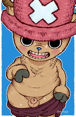 accessory animal_genitalia anthro antlers balls balls_blush belly big_head black_eyes blue_background blue_nose blush blush_lines bodily_fluids body_blush bottomwear bottomwear_pull brown_antlers brown_body brown_fur clothed clothing clothing_pull embarrassed flaccid front_view fully_sheathed fur genitals hat headgear headwear hooves horn looking_at_viewer male multicolored_body multicolored_fur open_mouth overweight overweight_anthro overweight_male panties pants pants_pull partially_clothed penis red_clothing red_hat red_headwear sheath simple_background slightly_chubby slightly_chubby_anthro slightly_chubby_male small_balls small_ears small_nose solo standing sweat sweatdrop sweaty_body sweaty_legs sweaty_thighs thighs_together tuft underwear wide_hips young young_anthro young_male bananapop one_piece tony_tony_chopper deer mammal new_world_deer reindeer 2026 hi_res signature