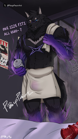 anthro artist_pwuppwurrart bathroom bed bedroom blue_eyes bodily_fluids broken_sex_toy bulge character_noctrys_nihil_nebulus cum cum_drip cum_stain dark_body dark_fur dripping fur furniture genital_fluids heterochromia holidays male muscular muscular_anthro muscular_male noctrys_nihil_nebulus penetrable_sex_toy poster sex_toy shadow shower smoke solo text towel towel_on_shoulder yellow_eyes april_fools'_day furid_(e621) mythology shadow_wolf canid canine dire_wolf hybrid mammal mythological_canine mythological_creature prehistoric_species void_monster void_wolf werecanid werecanine werecreature werewolf character_request hi_res