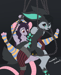 animal_genitalia anthro big_pussy bound chain chained clothing collar dominant dominant_female duo female feral genitals legwear male male/female penetration sex simple_background spread_legs spreading stockings submissive submissive_male tail thick_thighs vulva redeye nintendo pokemon eeveelution generation_6_pokemon mammal mouse murid murine pokemon_(species) rodent sylveon absurd_res digital_media_(artwork) hi_res