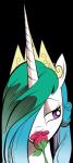 female feral flower horn plant rose_(flower) simple_background solo transparent_background amorecadenza friendship_is_magic hasbro my_little_pony mythology princess_celestia_(mlp) equid equine mammal mythological_creature mythological_equine unicorn 2014 absurd_res alpha_channel hi_res