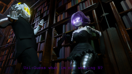 bottomless clothed clothing dress duo female holding_clothing holding_object holding_panties holding_underwear machine male male/female panties smug suit_and_tie surprised underwear strikefrommidnight samzan_(modeler) glitch_productions murder_drones n_(murder_drones) uzi_(murder_drones) disassembly_drone humanoid robot robot_humanoid worker_drone absurd_res hi_res huge_filesize