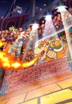 anthro audience bandit_(mario) battle beanish being_watched blooper bob-omb boo_(mario) bootler bowser breath_powers chain_chomp clothing clubba craw_(paper_mario) crazee_dayzee dark_craw_(paper_mario) dinosaur doogan elemental_creature elemental_manipulation female fire fire_breathing fire_manipulation flora_fauna footwear fuzzy_(mario) ghost glitz_pit_security_guard gloves goomba green_yoshi group grubba hamma_jamma hammer_bro handwear hi_res human iron_cleft jolene_(paper_mario) king_k king_k_(paper_mario) koopa koopa_troopa koopatrol kp_pete lady_bow lakitu lil'_mouser long_tongue looking_at_another luigi magikoopa male mammal maribou mario mario_and_luigi_(series) mario_bros ms._mowz nintendo nomadimouse open_mouth paper_mario paper_mario:_the_thousand_year_door piranha_plant plant pokey_(mario) reptile scalie spike_top spiny spirit squeek_(mario) swooper the_great_gonzales_jr the_koopinator toad_(mario) toadette tongue turtle yoshi