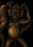 anon2000000 anthro bat_wings belly black_background breasts brown_hair demon digital_media_(artwork) disembodied_hand duo female fur green_body green_scales hair hi_res holding_horn horn human humanoid male male/female mammal mane membrane_(anatomy) membranous_wings mythological_creature mythological_scalie mythology nightmare_fuel nude open_mouth scales scalie simple_background sitting_on_shoulders smile solo_focus tail teeth white_body white_skin wings yellow_body yellow_eyes yellow_scales
