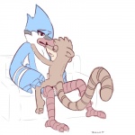 anal anal_penetration avian beak bird blue_jay dacad gay male mastery_position mordecai penetration penis raccoon regular_show rigby sex
Rating: Explicit
Score: 7
User: Pokelova
Date: December 01, 2013