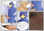 anthro avian ball_fondling balls beak bird canid canine comic dialogue digital_drawing_(artwork) digital_media_(artwork) duo english_text erection falco_lombardi fellatio fondling fox fox_mccloud front_view genitals heart_symbol inside inside_mouth internal internal_fellatio internal_oral interspecies male male/male male_penetrated male_penetrating male_penetrating_male mammal mouth_shot nintendo nipples open_mouth oral oral_penetration penetration penile penis penis_on_tongue sex siman-clifton standing star_fox teeth text throat togepi1125 tongue url uvula