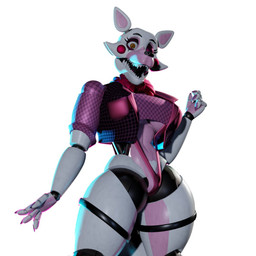 4_fingers abs anthro big_breasts bow_tie breasts checkered checkered_clothing checkered_shirt checkered_topwear clothed clothing colored_nails eyelashes female fingers glistening glistening_body glistening_clothing glistening_jacket glistening_shirt glistening_topwear heart_pubes heart_symbol jacket looking_at_viewer machine nails one_eye_closed open_clothing open_jacket open_topwear pattern_clothing pattern_shirt pattern_topwear pink_body pink_clothing pink_jacket pink_one-piece_swimsuit pink_topwear pubes purple_eyelids purple_nails red_bow_tie sharp_teeth shirt simple_background sleeveless_jacket smile smiling_at_viewer solo standing stylized_pubes teeth thick_thighs topwear under_boob white_background white_pubes wide_hips wink winking_at_viewer atumalaca atumalaca_(modeler) five_nights_at_freddy's five_nights_at_freddy's_2 scottgames mangle_(fnaf) animatronic canid canine fox mammal robot robot_anthro 2025 3d_(artwork) digital_media_(artwork)