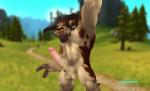 animal_genitalia balls erection genitals male penis solo ixum blizzard_entertainment warcraft bovid bovine mammal tauren 3d_(artwork) digital_media_(artwork)