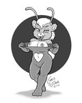 anthro breasts camel_toe clothing collar exposed_breasts female latex latex_clothing latex_skinsuit licking licking_lips licking_own_lips nipples plump_camel_toe presenting rubber_clothing self_lick skinsuit solo tight_clothing tongue tongue_out chris_sutor alien foozle 2017 monochrome