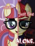 eyewear female glasses horn looking_at_viewer poster poster_template solo text starbat friendship_is_magic hasbro i_have_two_sides_(meme) my_little_pony mythology lemon_hearts_(mlp) lyra_heartstrings_(mlp) minuette_(mlp) moondancer_(mlp) twilight_sparkle_(mlp) twinkleshine_(mlp) equid equine mammal mythological_creature mythological_equine unicorn 2016 2koma absurd_res comic english_text hi_res meme url