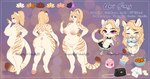 abstract_background anthro belly big_belly big_butt blonde_hair brown_markings butt chibi closed_smile female front_view fur hair markings mouth_closed navel nipples nude overweight overweight_anthro overweight_female pawpads pink_pawpads purple_eyes rear_view side_view smile solo standing striped_arms striped_legs striped_markings striped_tail stripes tail tail_markings white_body white_fur tiggybloom felid mammal pantherine tiger 2022 dated hi_res model_sheet