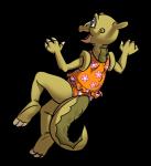 alpha_channel clothing debrodis dinosaur don_bluth ducky_(the_land_before_time) female hadrosaurid ornithischian ornithopod reptile saurolophus scalie simple_background solo swimwear the_land_before_time transparent_background young