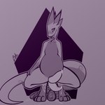 2_penises animal_genitalia animal_penis anthro big_penis blush bodily_fluids crouching diphallism dripping egg egg_from_ass egg_pile erection forked_tongue genital_fluids genitals gloves_(marking) hand_behind_back hand_on_leg hand_on_own_leg leg_markings long_tail looking_away looking_down male markings multi_genitalia multi_penis multicolored_body oviposition penis precum precum_drip pregnant pregnant_anthro pregnant_male socks_(marking) solo spread_legs spreading tail tapering_penis thick_thighs tongue tongue_out two_tone_body conditional_dnp lodi_(artist) lizard reptile scalie 1:1 hi_res restricted_palette