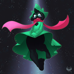 4_toes ambiguous_gender anthro barefoot biped black_body black_fur black_heart blush bottomless bottomless_anthro bottomless_male clothed clothing cosmic_background covering covering_crotch covering_self embarrassed eyewear feet front_view fur furgonomics glasses glowing hat headgear headwear heart_clothing heart_print heart_symbol hindpaw legs_together light light_beam long_sleeves looking_at_self looking_down low-angle_view male open_mouth outline oversized_sleeves paws pince-nez pink_scarf plantigrade print_clothing robe scarf simple_background sleeves_past_wrists soles solo surprised teal_eyes thick_thighs toes upskirt wardrobe_malfunction wide_eyed wind_lift wizard_hat young young_ambiguous young_anthro eldiman deltarune undertale_(series) ralsei bovid caprine darkner goat mammal 1:1 2018 absurd_res digital_media_(artwork) hi_res