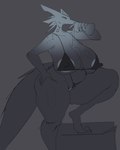 anthro areola areola_slip big_areola big_breasts bikini black_bikini black_clothing black_swimwear breasts clothed clothing curvy_figure female female_anthro fingers genitals gills grey_background hand_on_hip huge_breasts nipple_outline nipples non-mammal_breasts non-mammal_nipples pussy pussy_floss simple_background solo string_bikini swimwear tail thick_thighs two-piece_swimsuit wide_hips gyrbdark destiny_2 mythology whisper_of_the_worm_(gyrbdark) dragon mythological_creature mythological_scalie scalie 2024 4:5 absurd_res digital_drawing_(artwork) digital_media_(artwork) hi_res portrait three-quarter_portrait