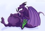 belly bodily_fluids drooling_tongue feral male paws saliva solo tail tongue tongue_out vore wings freddymartin mythology dragon mythological_creature mythological_scalie scalie absurd_res digital_media_(artwork) hi_res