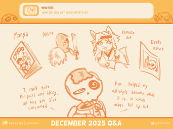 2_horns accessory ambiguous_gender anthro blush blush_stickers bone curled_horn dialogue eyebrow_through_hair eyebrows eyelashes female fingers flower flower_in_hair hair hair_accessory half-closed_eyes horn narrowed_eyes plant q&a simple_background skeleton skull text translucent translucent_hair gammainks flor_(gammainks) gamma_(gammainks) animated_skeleton bovid canid canine caprine mammal sheep undead 2025 absurd_res digital_media_(artwork) english_text hi_res monochrome orange_monochrome