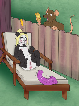 4_toes 5_fingers adolescent adult_on_adolescent age_difference anal_fluids anal_juice_string animal_dildo animal_sex_toy anthro anus areola blush bodily_fluids breasts buckteeth chair clenched_teeth clitoral_hood clitoris dildo duo equine_dildo feet female fingers fur furniture gaping gaping_anus genital_fluids genitals hair holding_object humanoid_feet loli lying male male/female mature_anthro mature_male nipples nude older_male on_back open_mouth outdoor_nudity outside plantigrade pose pull_out requesting sex_toy simple_background smile soles surprised surprised_face tail teeth toes vulva young young_anthro young_female younger_female xever_(artist) jalka bear giant_panda mammal murid murine rat rodent 2025 3:4 digital_drawing_(artwork) digital_media_(artwork) hi_res