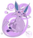 ambiguous_gender feral fur purple_body purple_eyes purple_fur solo purrynx nintendo pokemon eeveelution espeon generation_2_pokemon pokemon_(species) hi_res