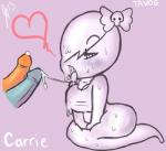 2013 carrie cat cum darwin_watterson feline female ghost gumball gumball_watterson mammal open_mouth somescrub spirit the_amazing_world_of_gumball
Rating: Explicit
Score: 7
User: somescrub
Date: November 22, 2013