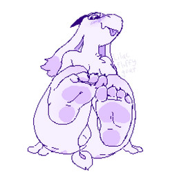 anthro balls blush breasts butt chest_tuft feet fluffy foot_focus genitals gynomorph humanoid_feet intersex long_ears looking_at_viewer looking_down looking_down_at_viewer nude plantigrade sitting soles solo tail tongue tongue_out tuft lilacfluffygoat lilac_(lilacfluffygoat) boss_monster_(undertale) bovid caprine goat mammal 1:1 aliasing binary_drawing digital_drawing_(artwork) digital_media_(artwork) trans_(lore) trans_woman_(lore)