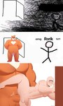 anal anal_penetration anthro anthro_penetrating anthro_penetrating_human balls big_penis blush brown_body brown_fur dialogue duo erection fur genitals human_on_anthro human_penetrated interspecies larger_anthro larger_male male male/male male_penetrated male_penetrating male_penetrating_male musclegut muscular muscular_anthro muscular_male nude pecs penetration penile penile_penetration penis penis_in_ass pinned pinned_to_wall sex size_difference smaller_human smaller_male smaller_penetrated text el_tacc0 omg_hi! the_human_heart_(game) anon rorik_dahl canid canine canis domestic_dog human mammal english_text hi_res meme