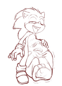 abdominal_bulge anthro body_outline clothing digestion duo face_imprint foot_imprint footwear fully_inside gloves hand_imprint hand_on_belly handwear imprint looking_at_belly looking_pleasured male male_pred male_prey motion_lines one_eye_closed open_mouth open_smile shoes simple_background smile sneakers standing tongue tongue_out unwilling_prey vore white_background cownugget sega sonic_the_hedgehog_(film) sonic_the_hedgehog_(series) sonic_the_hedgehog eulipotyphlan hedgehog mammal 2025