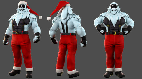 5_fingers abs anthro beard boots bottomwear christmas_clothing christmas_headwear clothed clothed_anthro clothed_male clothing facial_hair fingerless_gloves fingers footwear fur gloves handwear hat headgear headwear holidays humanoid_hands male muscular muscular_anthro muscular_male pants santa_hat shoes solo suspenders topless topless_anthro topless_male topwear visor white_body white_fur petruz petruz_(modeler) christmas santa_claus yeti 16:9 3d_(artwork) blender_(artwork) digital_media_(artwork) hi_res widescreen