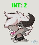 anthro collar eyebrow_piercing facial_piercing furgonomics furry-specific_piercing grin horn horn_piercing male mohawk piercing scales smile solo teeth tongue tongue_piercing good4life4ever fallout microsoft gevaudan_(good4life4ever) deathclaw scalie hi_res