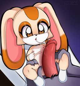 age_difference aged_down anthro areola big_ears big_eyes big_head big_penis biped black_nose blue_body blue_claws blue_fur blue_hands bodily_fluids brown_eyes chibi claws clothing dipstick_ears duo ear_markings erection eyelashes female flat_chested footwear footwear_only fur genitals hands_on_legs holding_both_legs long_ears long_eyelashes looking_at_genitalia looking_at_penis male male/female markings mostly_nude multicolored_ears neonate nipples nude nude_anthro nude_female nude_male older_anthro older_male open_mouth orange_ear_tips penis penis_nursing pink_inner_ear red_penis saliva saliva_on_penis saliva_string shadow simple_background size_difference small_body small_mouth smaller_anthro smaller_female socks socks_only tan_body tan_ears tan_fur tan_legs text vein veiny_penis white_clothing white_footwear white_socks young young_female younger_anthro younger_female bimbo4ka sega sonic_the_hedgehog_(series) cream_the_rabbit sonic_the_hedgehog lagomorph leporid mammal rabbit 2025 artist_name colored digital_drawing_(artwork) digital_media_(artwork) hi_res