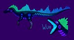 ambiguous_gender black_nose blue_body blue_eyes blue_scales claws contest_entry feral markings open_mouth rave scales simple_background solo standing teeth text farsidejr dinosaur_simulator_(roblox) roblox dinosaur dromaeosaurid murusraptor prehistoric_species reptile scalie theropod velociraptor 2018 digital_media_(artwork) english_text hi_res pixel_(artwork)