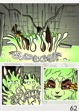 anthro big_breasts black_hair blonde_hair blue_eyes breasts brown_body brown_eye brown_eyes brown_fur brown_hair fantasy female fur hair large_spitz long_hair markings medieval red_eyes spots spotted_body spotted_fur white_body white_fur yellow_body yellow_fur conditional_dnp zaiksmckraven the_quest_for_quests tqfq grace_o'malley madlaine_mckraven megan_bryar canid canine canis domestic_dog fox german_spitz lagomorph leporid mammal rabbit spitz absurd_res comic hi_res