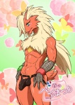 2014 abs anthro avian balls biceps bird blaziken blue_eyes bulge chicken claws clothing erection floral_background fur hair horn jockstrap long_hair male muscles navel nintendo open_mouth pecs penis pokémon pokémorph red_fur smile solo standing topless underwear video_games yellow_sclera zenmigawa
Rating: Explicit
Score: 4
User: iwasbored
Date: March 27, 2014