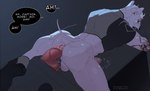 anal anal_masturbation anal_penetration anthro anthro_penetrated anus balls butt clothing dialogue dildo dildo_in_ass dildo_insertion eyes_closed footwear genitals grey_background humanoid_genitalia humanoid_penis male male_penetrated masturbation moan muscular muscular_anthro muscular_male object_in_ass open_mouth penetration penis rear_view sex_toy sex_toy_in_ass sex_toy_insertion shoes simple_background solo speech_bubble text white_body totsaarkonn bull_terrier canid canine canis domestic_dog hunting_dog mammal terrier english_text