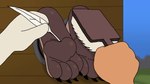 anthro bdsm bondage bound curling_toes feet foot_fetish group helpless male male_focus paws tickle_fetish tickle_torture tickling tickling_feet weston cowboyrut canid canine canis mammal wolf animated