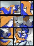 afterglow anthro anthro_on_anthro bed blue_body blue_eyes blue_fur blue_hair blush bodily_fluids breasts butt canid canine canon_couple caressing close-up comic cum cum_in_pussy cum_inside duo ellipsis embrace erection eye_contact eyes_closed female female_penetrated fox fox_mccloud from_front_position fur furniture genital_fluids genitals green_eyes hair hand_on_face heart_symbol hi_res indoor_nudity indoor_sex inside intimate intraspecies kissing krystal_(star_fox) looking_at_another lying male male/female male_penetrating male_penetrating_female mammal missionary_position moltsi multicolored_body multicolored_fur nintendo nipples nude on_back on_bed orange_body orange_fur penetration penile penile_penetration penis penis_in_pussy pussy sex smile spread_legs spreading star_fox sweat table_lotus_position two_tone_body two_tone_fur vaginal vaginal_fluids vaginal_penetration white_body white_fur