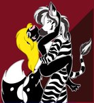 duo female male male/female tabbiewolf jeremy_(tabbiewolf) thoe_(tabbiewolf) equid equine mammal mephitid skunk zebra