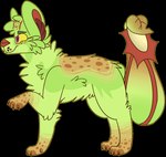 2017 alpha_channel ambiguous_gender aster_(jaspering) brown_markings carnivorous_plant cheek_tuft claws digital_drawing_(artwork) digital_media_(artwork) digitigrade elemental_creature eyebrows facial_tuft feral flat_colors flora_fauna full-length_portrait fur green_body green_eyebrows green_fur head_tuft hyena inner_ear_fluff jaspering male_(lore) mammal markings outline paws pitcher_plant plant plant_tail portrait purple_eyes raised_paw red_inner_ear red_inner_ear_fluff red_markings red_nose side_view simple_background snout solo spots spotted_markings standing transparent_background tuft whisker_spots yellow_outline yellow_sclera