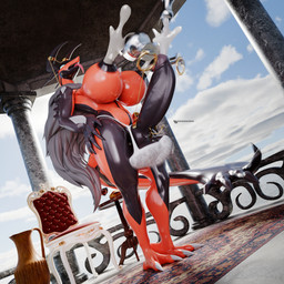 accessory alcohol anthro ball_bra ball_ring balls beverage bodily_fluids breasts bulge chain chair churning_balls cock_ring container cum cup drinking_glass furniture genital_fluids genitals glass glass_container glass_cup gynomorph intersex jewelry milk motion_blur motion_lines nipple_plugs nipples nude object_in_nipple object_in_urethra orgasm orgasm_face penetration penis penis_accessory penis_jewelry plug_(sex_toy) precum sex_toy smile sounding_rod urethral urethral_penetration wine wine_glass dododragon56 nintendo pokemon generation_6_pokemon legendary_pokemon pokemon_(species) yveltal absurd_res blender_(artwork) blender_cycles_(artwork) digital_media_(artwork) hi_res