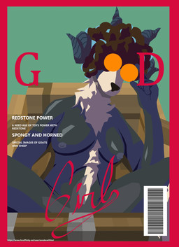 anthro boat border breasts erect_nipples female fluffy fur magazine nipples nude nude_female red_border redstone sex_machine_attachment sex_toy solo text vehicle watercraft white_body white_fur a_snake_with_hat microsoft minecraft minecraft_sheep_fucker mojang xbox_game_studios bovid caprine goat hybrid mammal sheep sheep-goat absurd_res cover english_text hi_res magazine_cover url