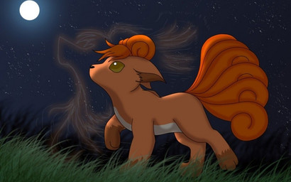 ambiguous_gender detailed_background feral full_moon gloves_(marking) grass leg_markings markings moon multi_tail night nude outside plant quadruped raised_leg sky socks_(marking) solo star starry_sky tail toony walking darthowen nintendo pokemon canid canine generation_1_pokemon mammal pokemon_(species) spirit vulpix 16:10 digital_media_(artwork) source_request unavailable_at_source wallpaper widescreen