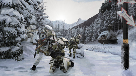 anthro armor balaclava clothing death forest forest_background ghillie_suit group gun ice killing male mask military_uniform nature nature_background plant ranged_weapon rifle romanian_flag shooting snow text tree uniform violence weapon jayk_and canid canine canis human mammal wolf 16:9 absurd_res digital_media_(artwork) hi_res romanian_text widescreen