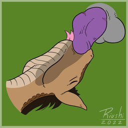 ambiguous_gender animal_genitalia ball_slap balls brown_body brown_fur brown_mane deep_throat duo erection fellatio feral fur genitals grey_balls irrumatio knot male mane neck_bulge onomatopoeia oral oral_penetration penetration penile penis penis_in_mouth purple_penis scales sex simple_background slap sound_effects text throat_swabbing tongue tongue_out tongue_out_fellatio ventral_scales yellow_eyes riushi fallout microsoft night_stalker_(fallout) reptile scalie 1:1 2d_animation animated frame_by_frame loop low_res